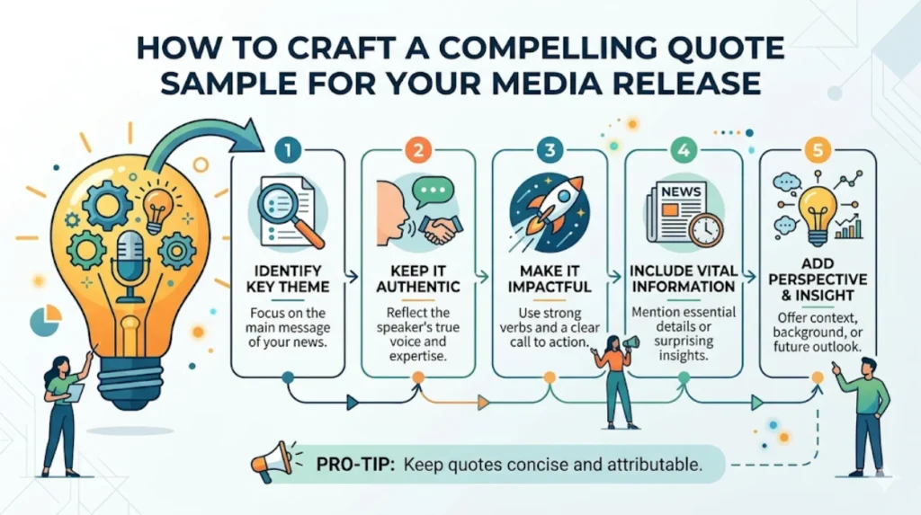 How to Craft a Compelling Quote Sample for Your Media Release