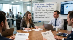 How to Manage a Press Embargo Without Leaking Your Story