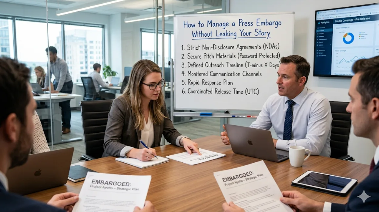 How to Manage a Press Embargo Without Leaking Your Story