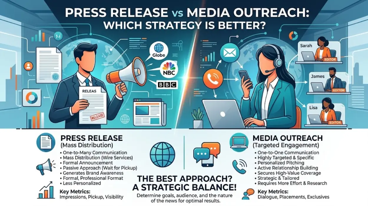 Press Release vs Media Outreach Which Strategy Is Better