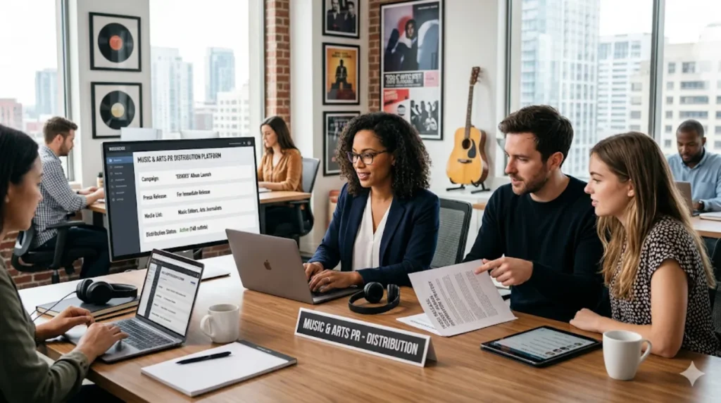 Professional Press Release Distribution for Music and Arts