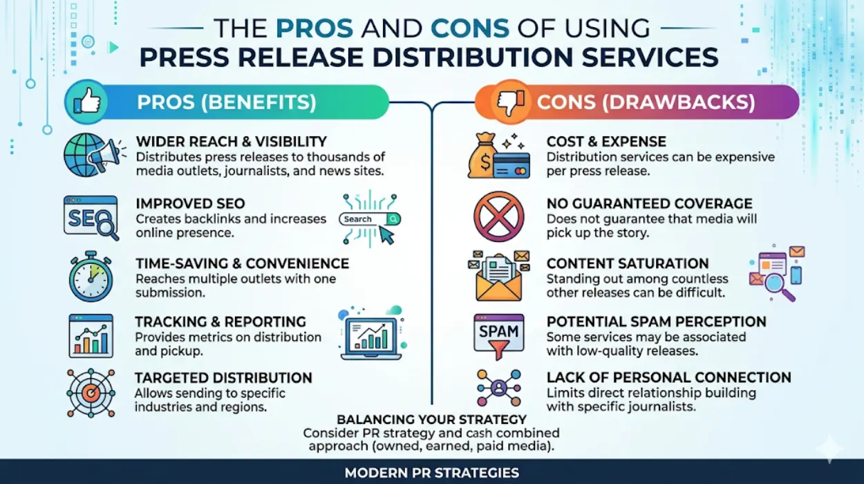 The Pros and Cons of Using Press Release Distribution Services