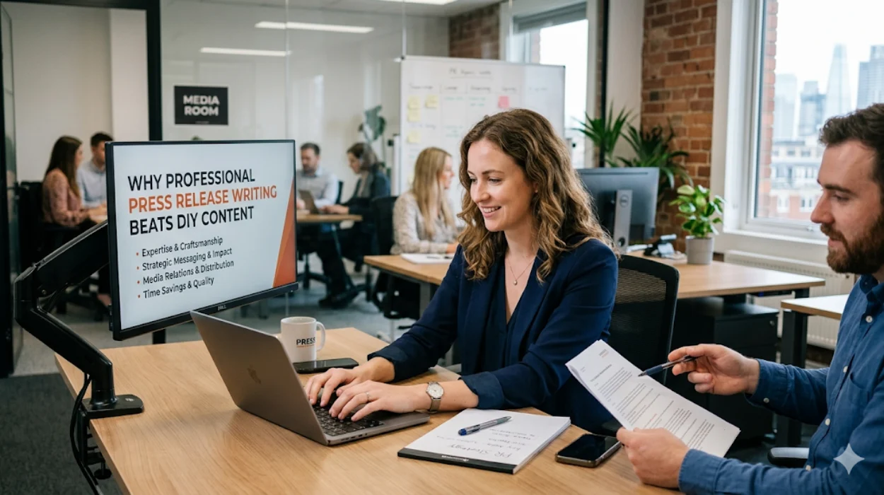 Why Professional Press Release Writing Beats DIY Content