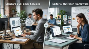 How Does an Editorial Outreach Framework Compare to Standard Bulk Email Services