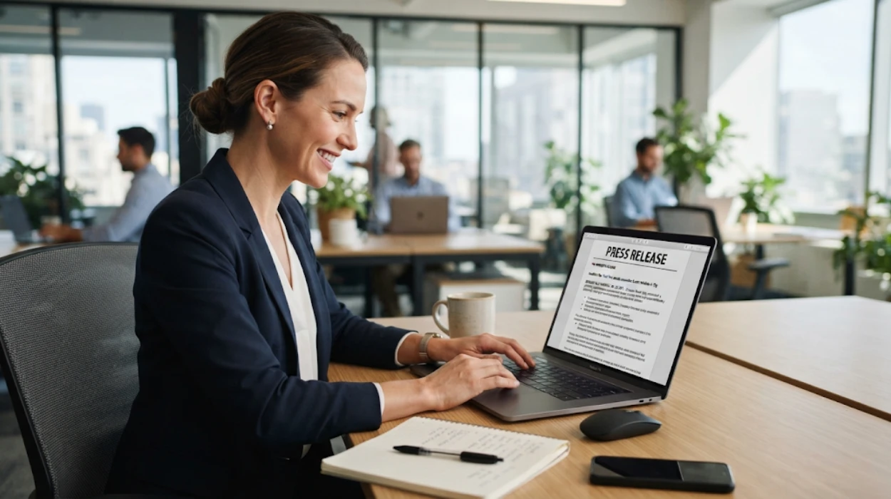How to Structure a Professional News Release Template