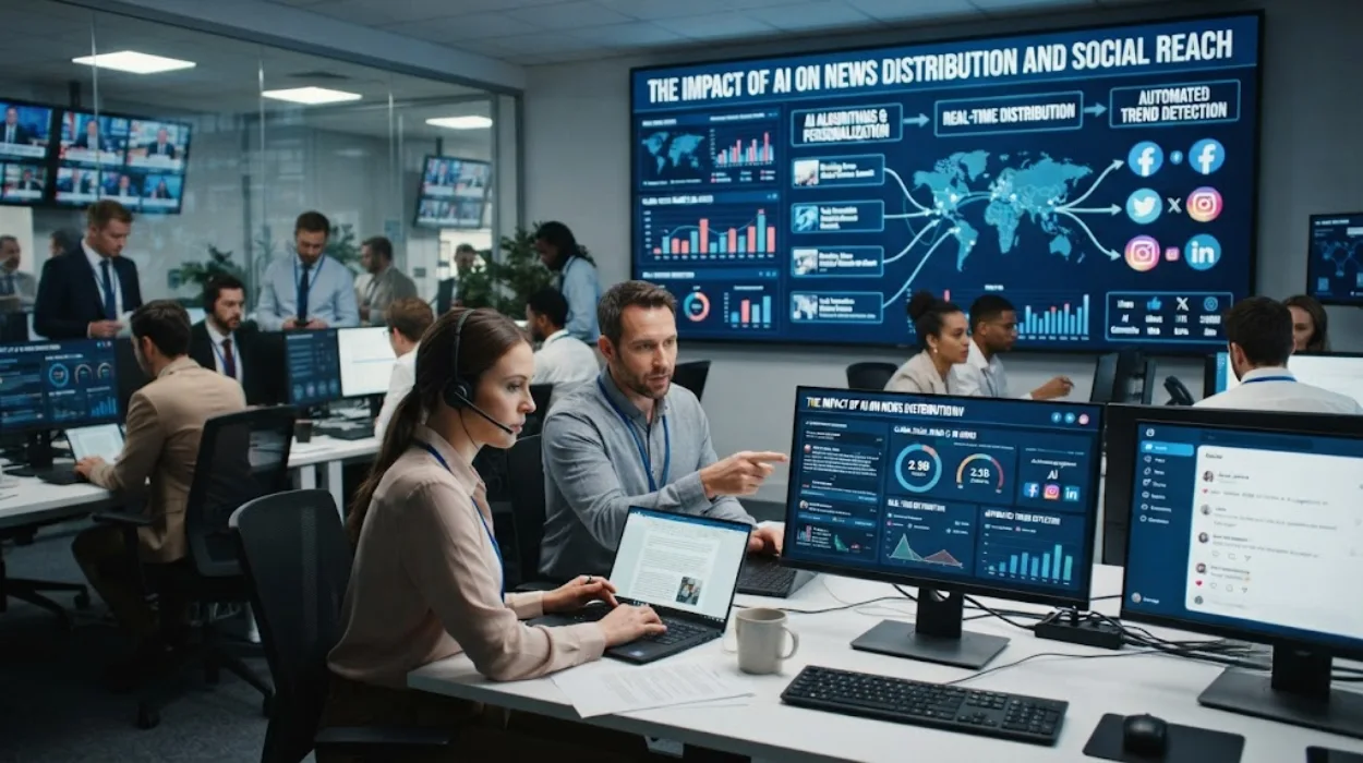 The Impact of AI on News Distribution and Social Reach