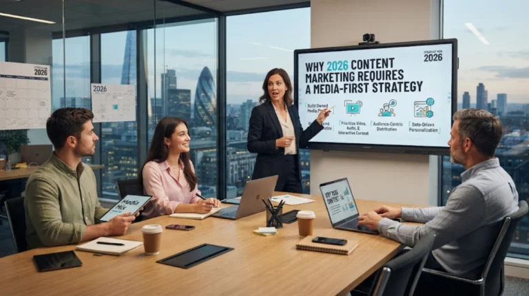 Why 2026 Content Marketing Requires a Media-First Strategy