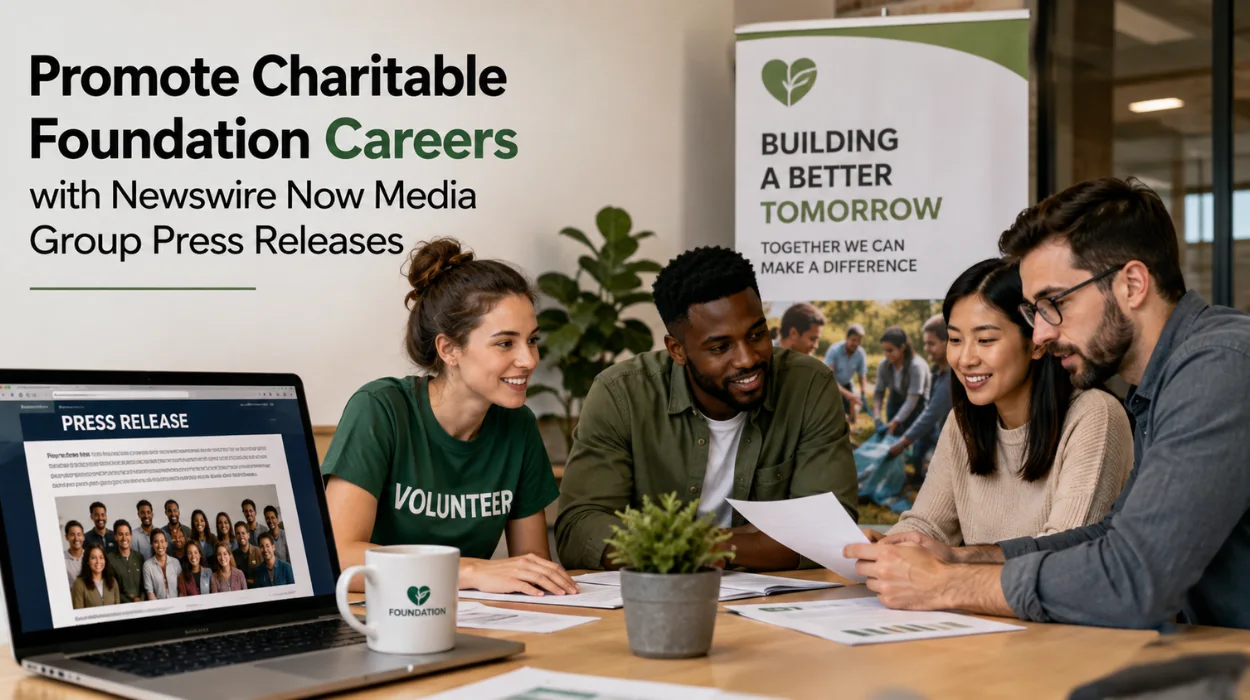 Promote Charitable Foundation Careers with Newswire Now Media Group Press Releases