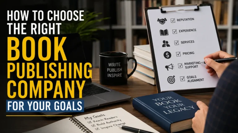 How to Choose the Right Book Publishing Company for Your Goals
