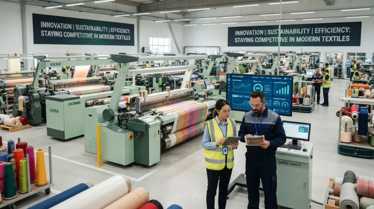 How Textile Manufacturing Companies Stay Competitive in Modern Markets 4 How Textile Manufacturing Companies Stay Competitive in Modern Markets