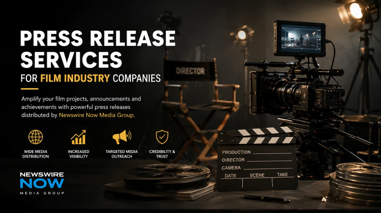 Press Release Services for Film Industry Companies by Newswire Now Media Group