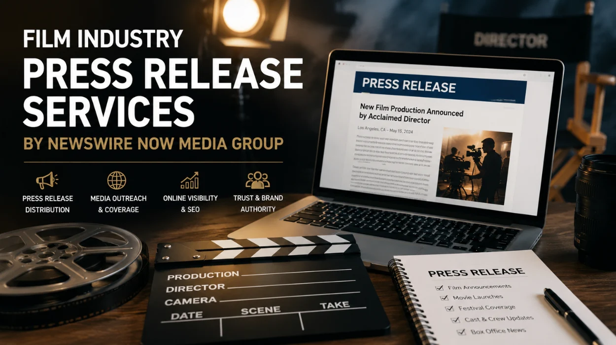 Film Industry Press Release Services by Newswire Now Media Group 4 Film Industry Press Release Services by Newswire Now Media Group