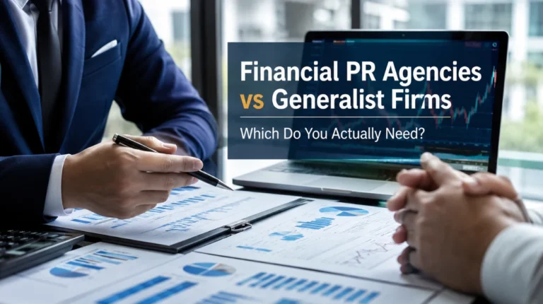 Financial PR Agencies vs Generalist Firms: Which Do You Actually Need