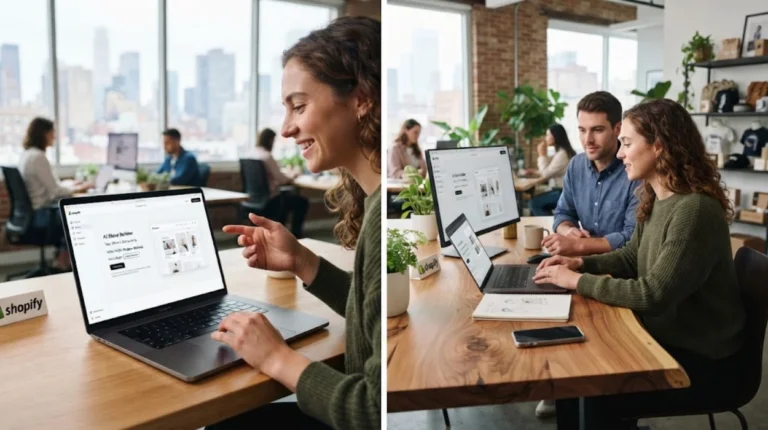 How AI Shopify Store Builders Simplify Ecommerce Website Creation
