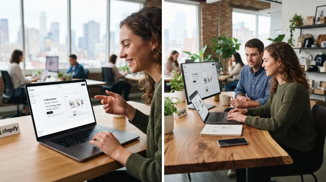 How AI Shopify Store Builders Simplify Ecommerce Website Creation