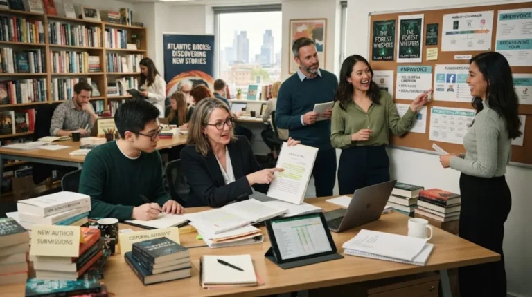 How Book Publishing Houses Select and Promote New Authors