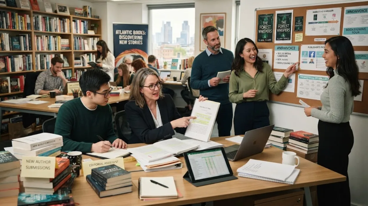 How Book Publishing Houses Select and Promote New Authors