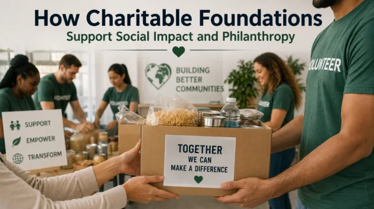 How Charitable Foundations Support Social Impact and Philanthropy