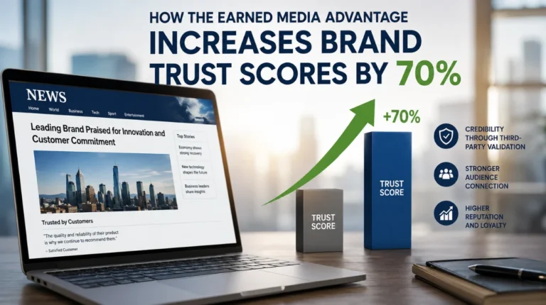 How the Earned Media Advantage Increases Brand Trust Scores by 70%