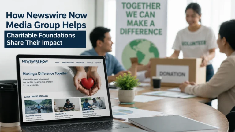 How Newswire Now Media Group Helps Charitable Foundations Share Their Impact