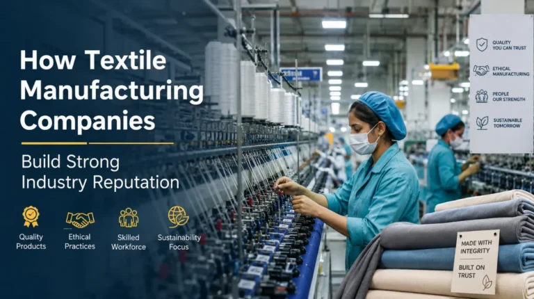 How Textile Manufacturing Companies Build Strong Industry Reputation