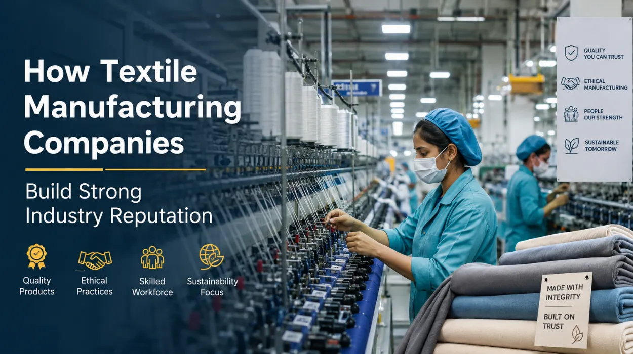How Textile Manufacturing Companies Build Strong Industry Reputation