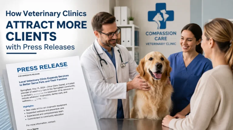 How Veterinary Clinics Attract More Clients with Press Releases