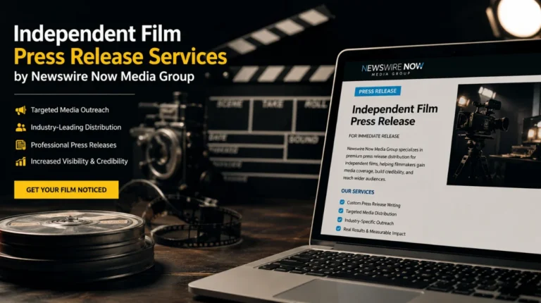 Independent Film Press Release Services by Newswire Now Media Group