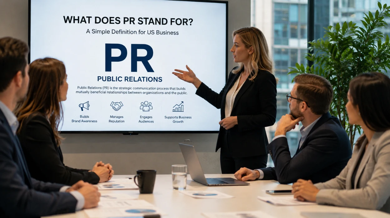 PR: What Does It Stand For? A Simple Definition for US Businesses