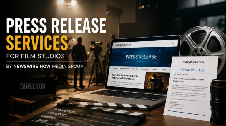 Press Release Services for Film Studios by Newswire Now Media Group