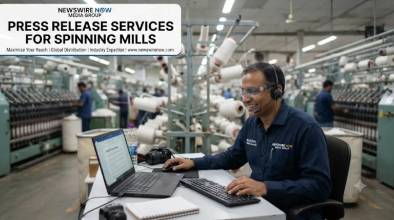 Press Release Services for Spinning Mills by Newswire Now Media Group