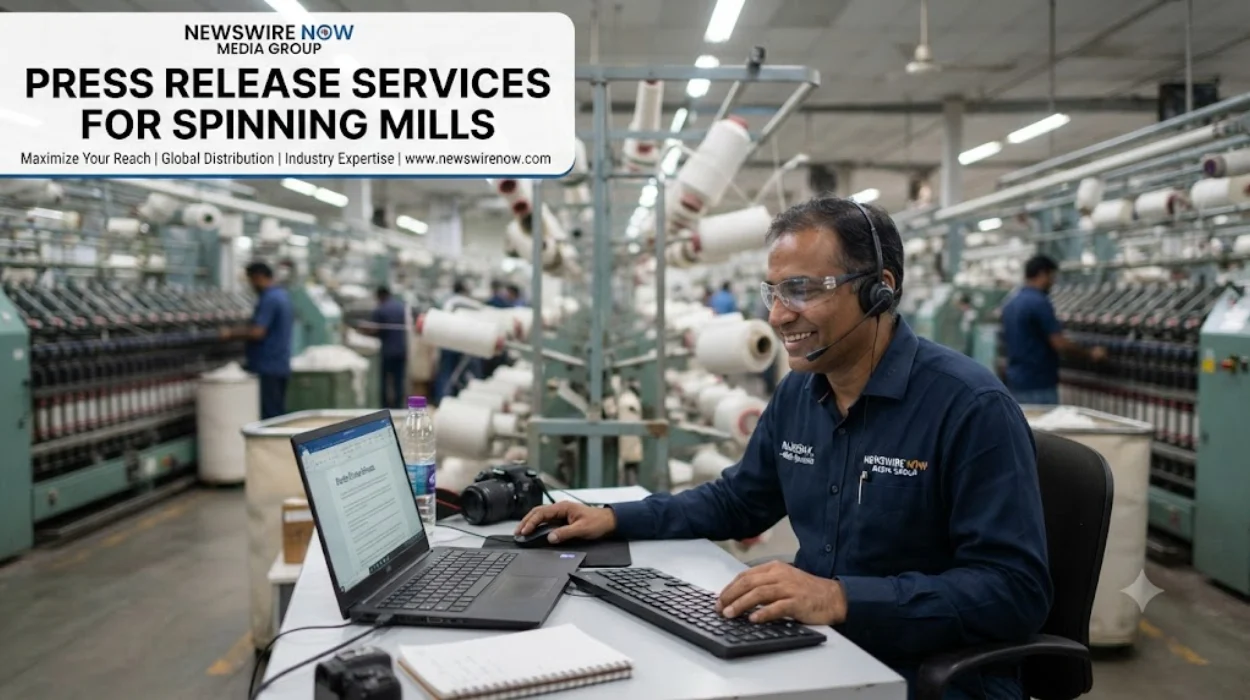 Press Release Services for Spinning Mills by Newswire Now Media Group