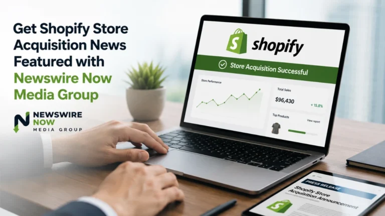 Get Shopify Store Acquisition News Featured with Newswire Now Media Group