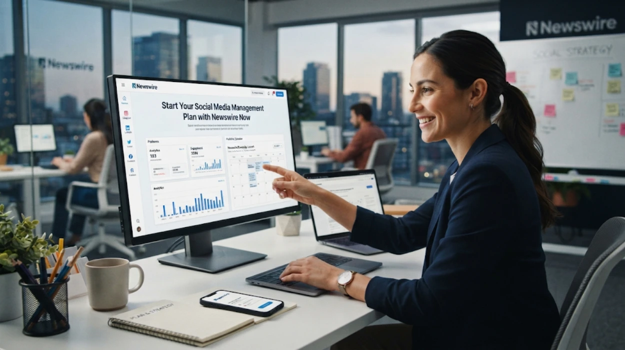 Start Your Social Media Management Plan with Newswire Now