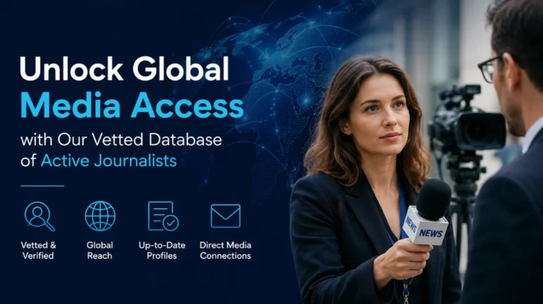 Unlock Global Media Access with Our Vetted Database of Active Journalists
