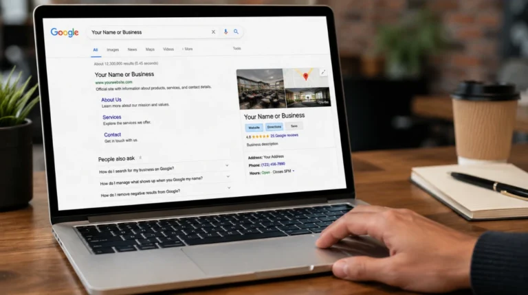 What Shows Up When Someone Googles Your Name or Business? Here’s How to Find Out