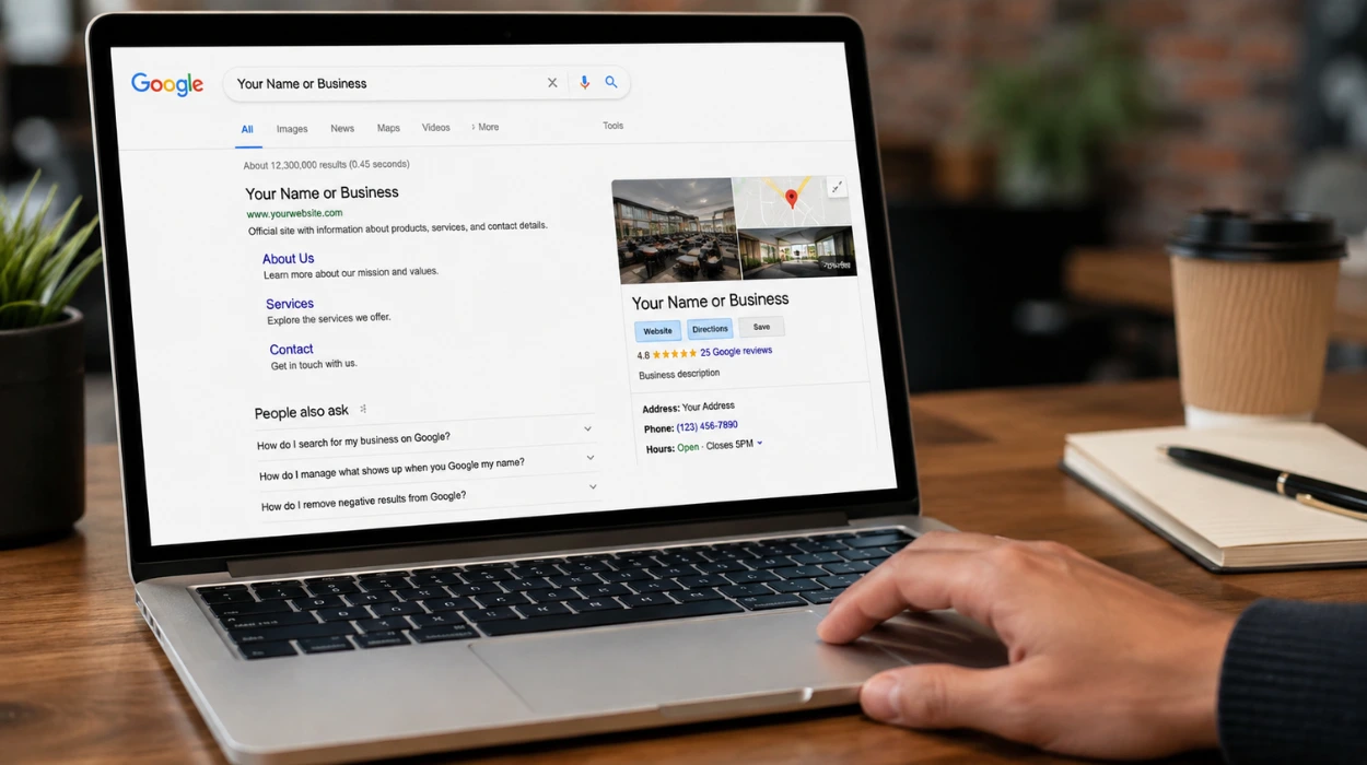 What Shows Up When Someone Googles Your Name or Business? Here’s How to Find Out