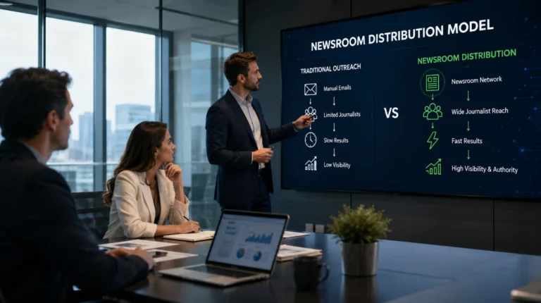 Why Do Leading B2B Brands Swap Traditional Outreach for a Newsroom Distribution Model?
