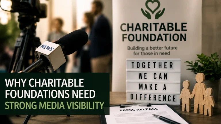 Why Charitable Foundations Need Strong Media Visibility