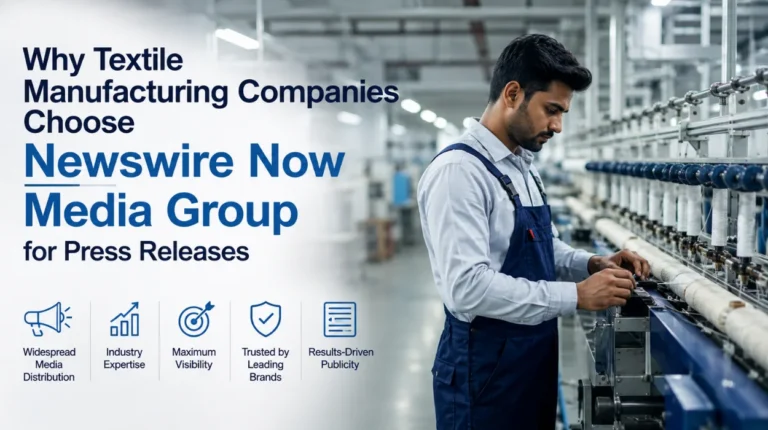 Why Textile Manufacturing Companies Choose Newswire Now Media Group for Press Releases