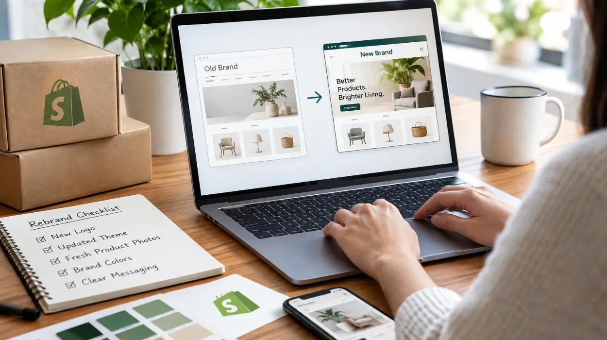 How to Successfully Rebrand a Shopify Store