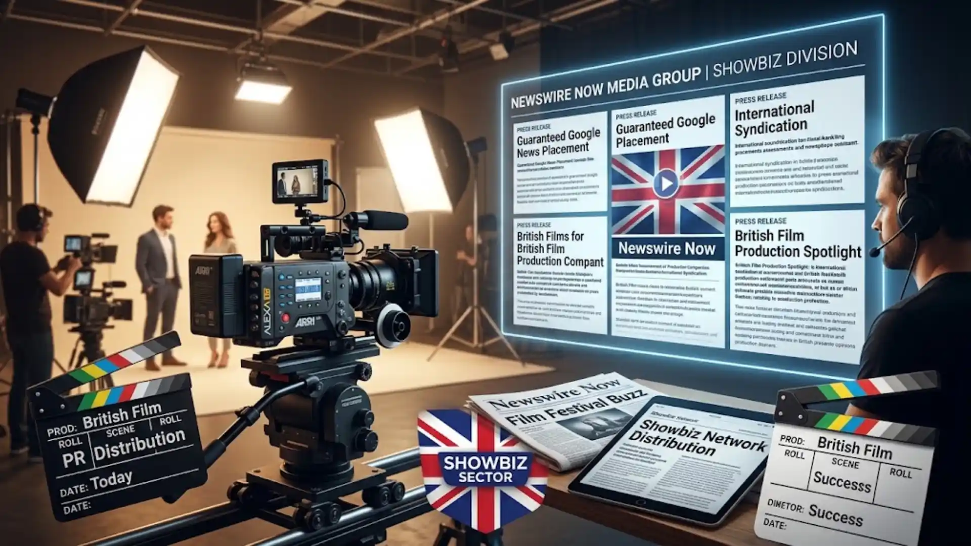 PR Services for British Film Production Companies by Newswire Now Media Group