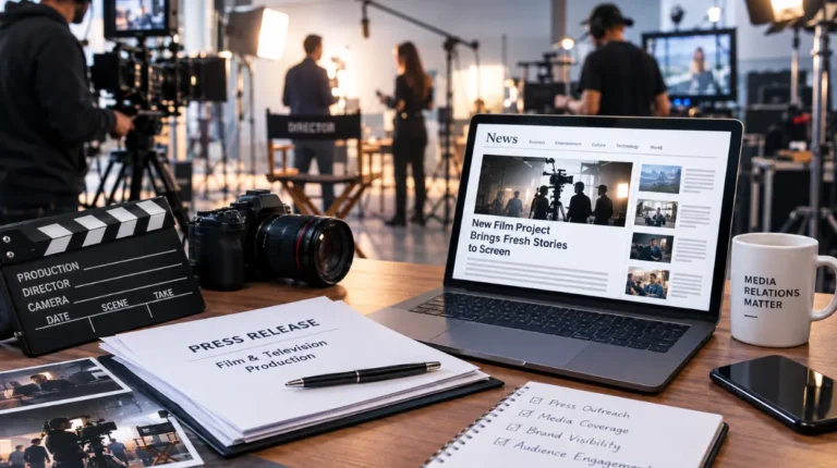 PR Services for Film and Television Production Companies by Newswire Now Media Group