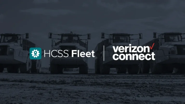 HCSS Integrates Verizon Connect for Smarter Fleet Management