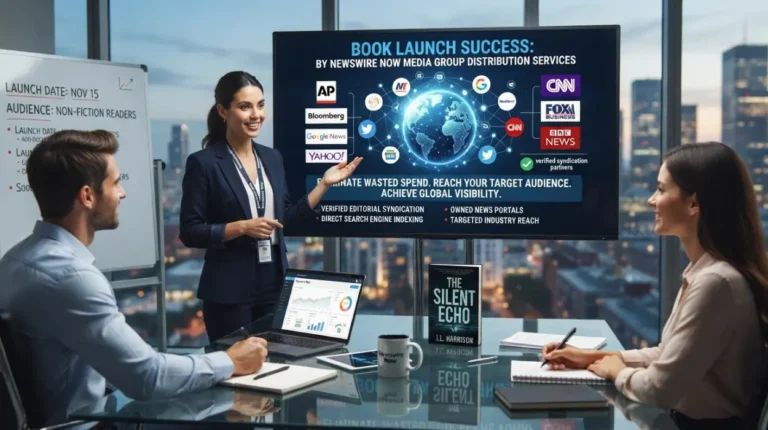 Promote Your Book Launch with Newswire Now Media Group Distribution Services