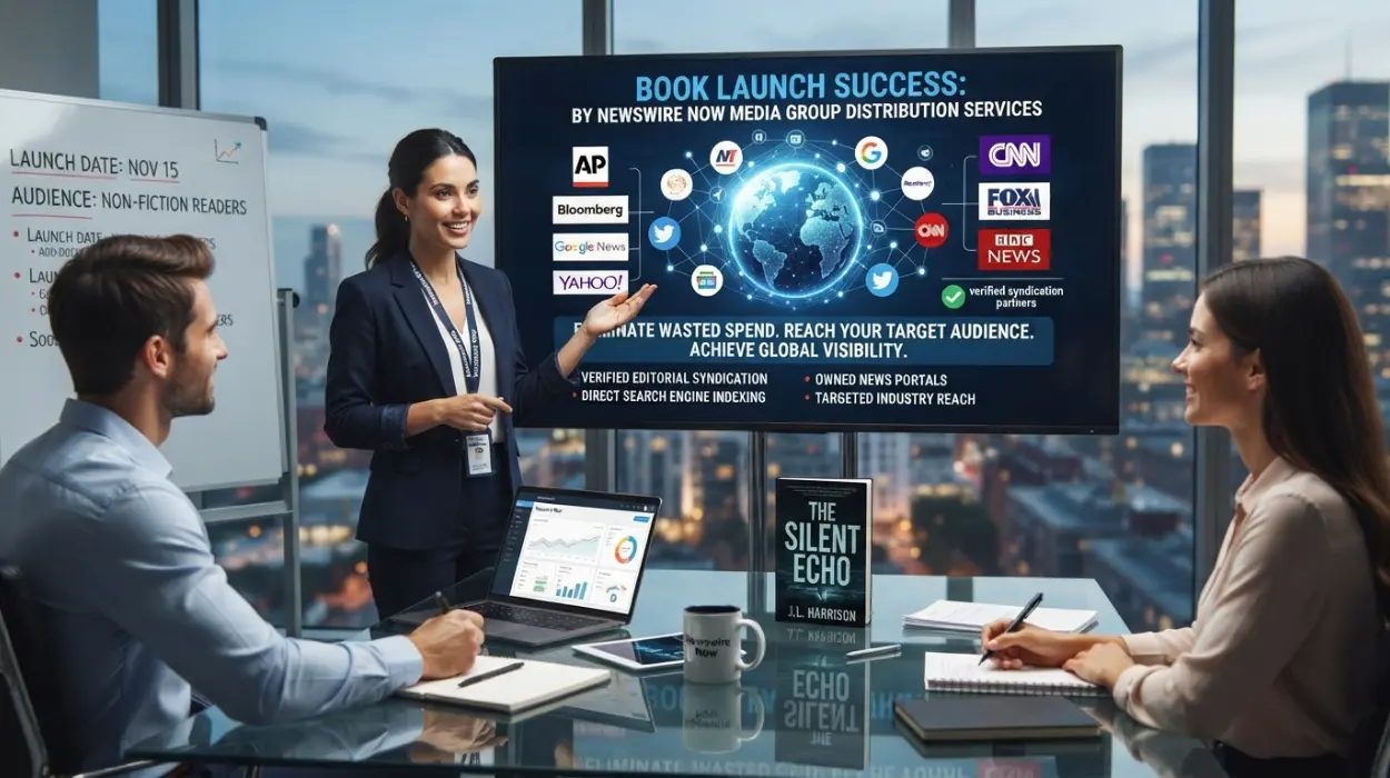 Promote Your Book Launch with Newswire Now Media Group Distribution Services