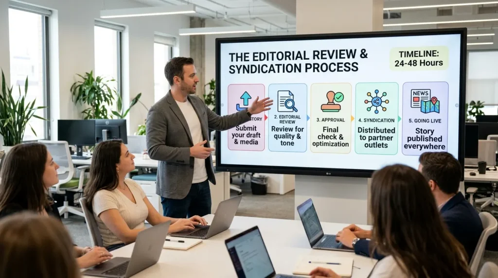 Share Community Foundation Success Stories with Newswire Now Media Group 2 What to Expect During the Editorial Review and Syndication Process